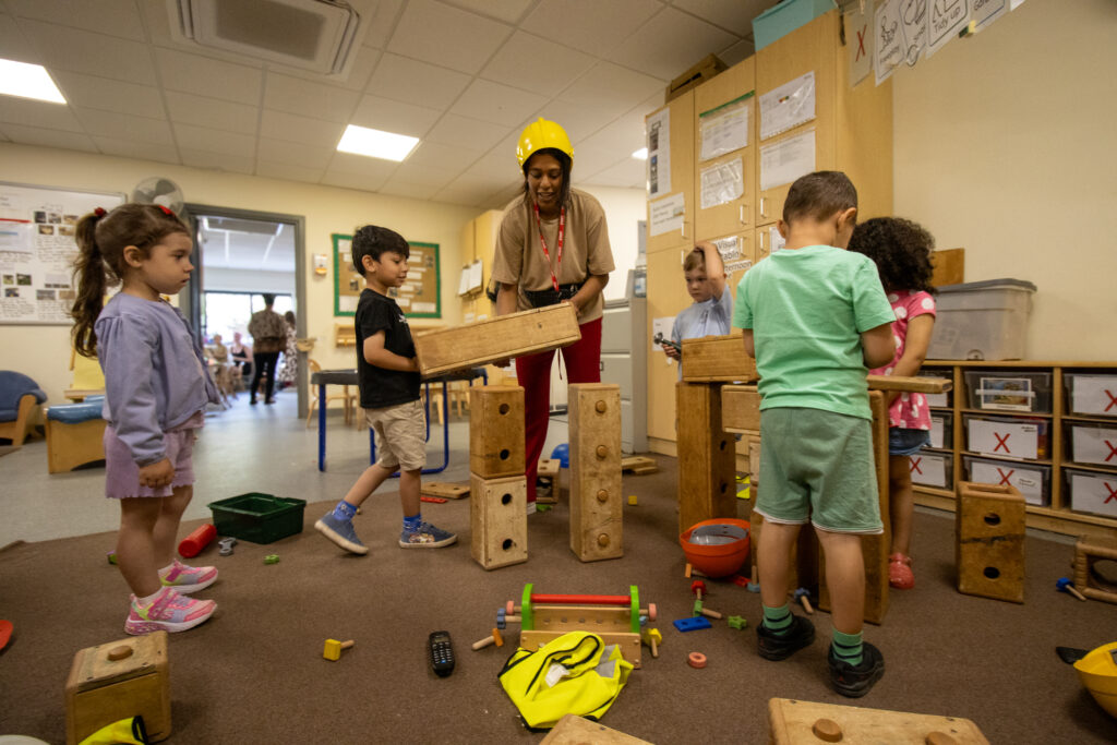Learning to build at LEYF Leys Nursery and Pre-School
