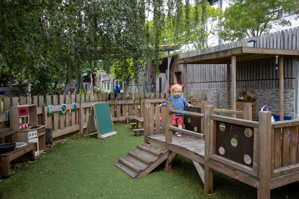 LEYF Children's Garden climbing frame
