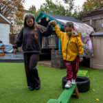 Garden play at LEYF Conservatoire Nursery