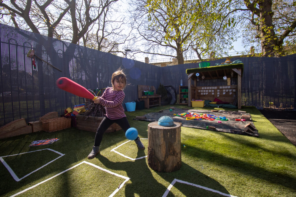 Baseball at LEYF Weir Link Nursery