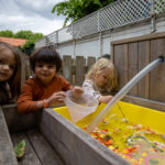 Water play at LEYF London Fields Nursery