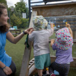 Chalk board learning at LEYF Bushy Tails Nursery