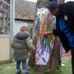 Paint time at LEYF Camberwell Grove