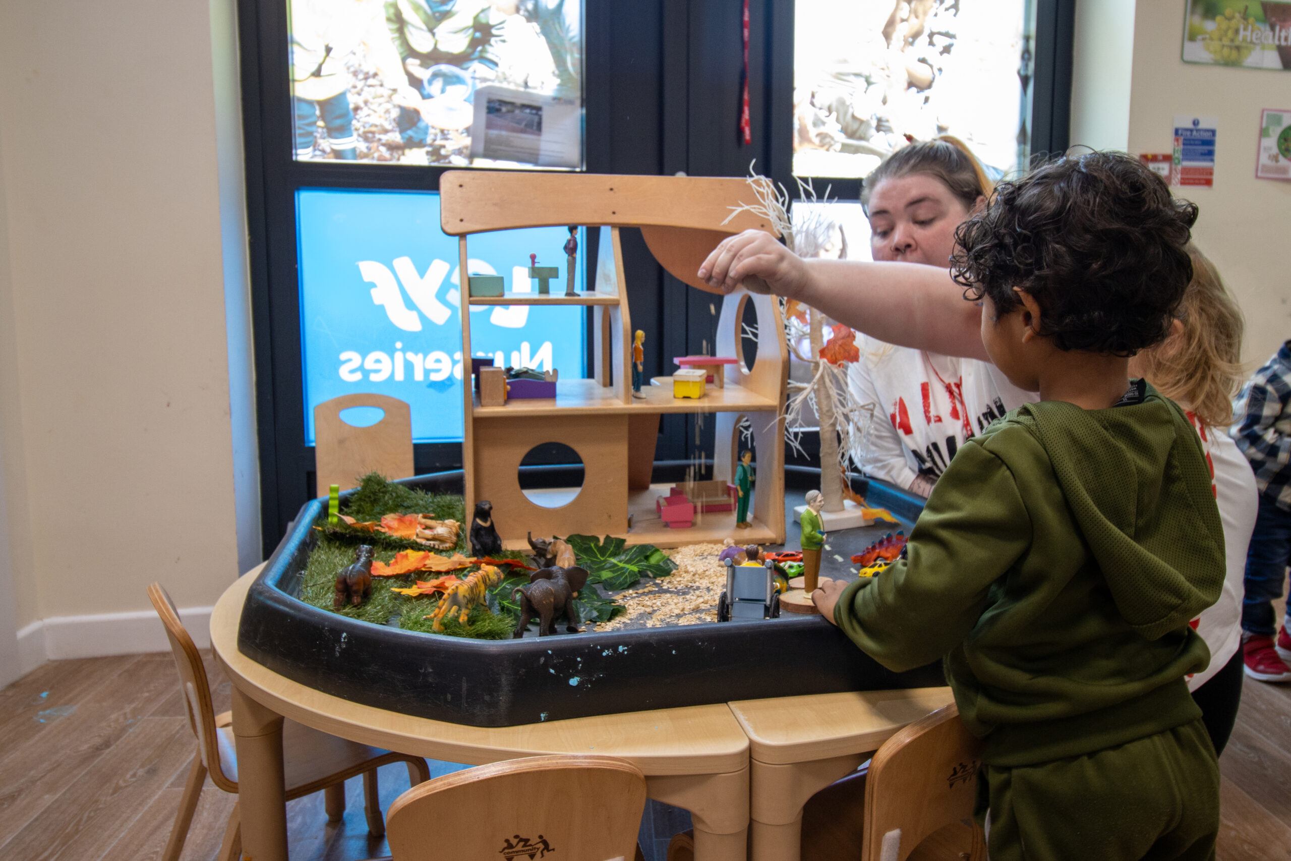 Dinosaur play at LEYF Thames Reach