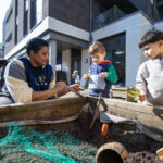 Learning outside at LEYF Royal Oak Nursery