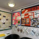 Wall display at LEYF Uxbridge Nursery